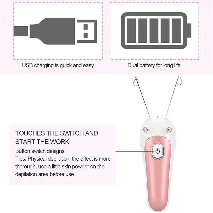 Electric Facial Threading Hair Removal - Prime Haven